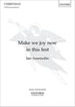 Make We Joy Now in This Fest SATB choral sheet music cover